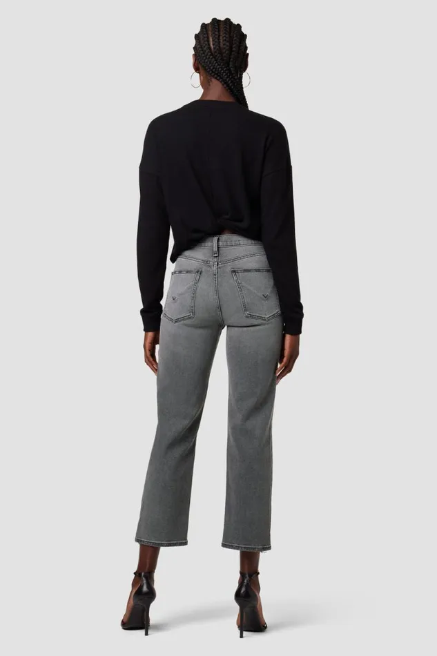 Straight Women Hudson Jeans Remi HighRise Straight Crop Jean Stone Grey Destructed Straight Women Hudson Jeans Remi HighRise Straight Crop Jean Stone Grey Destructed