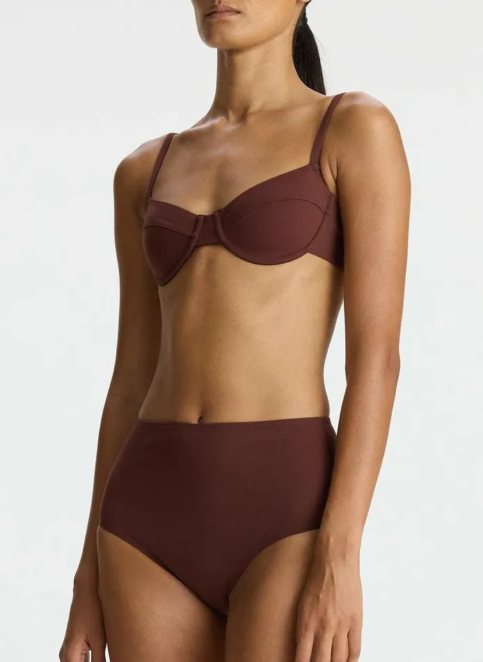 Suits Women ALC Dylan Bikini Top Carob