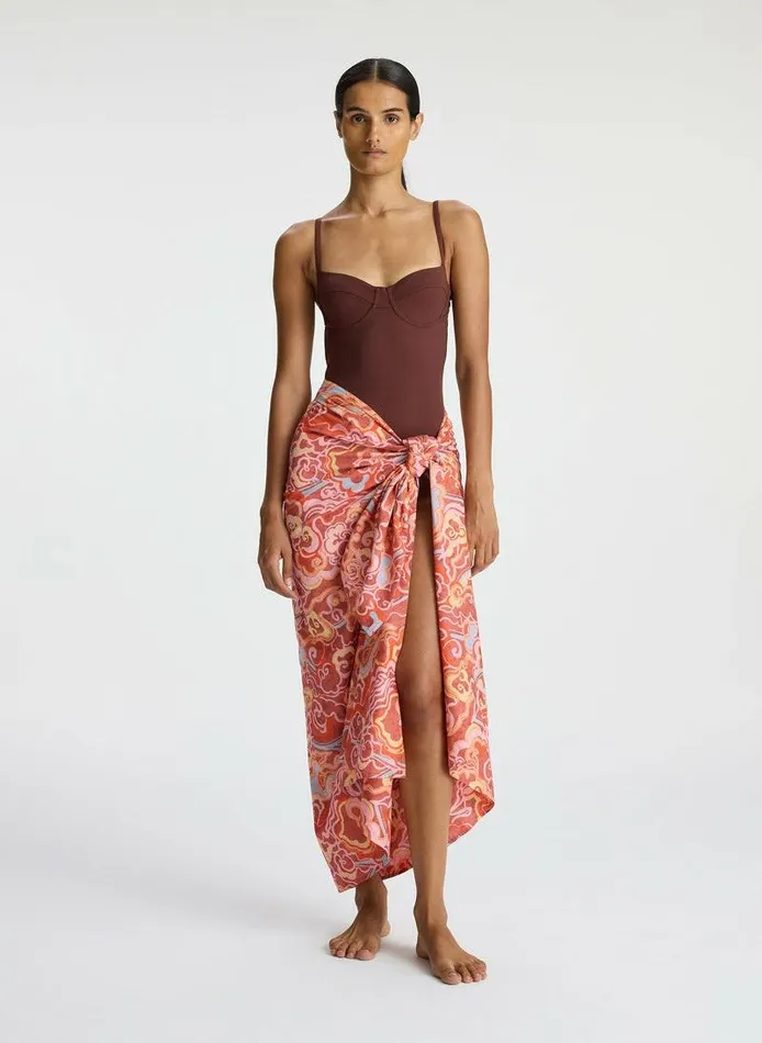 Suits Women ALC Serra Sarong Baked Clay Multi