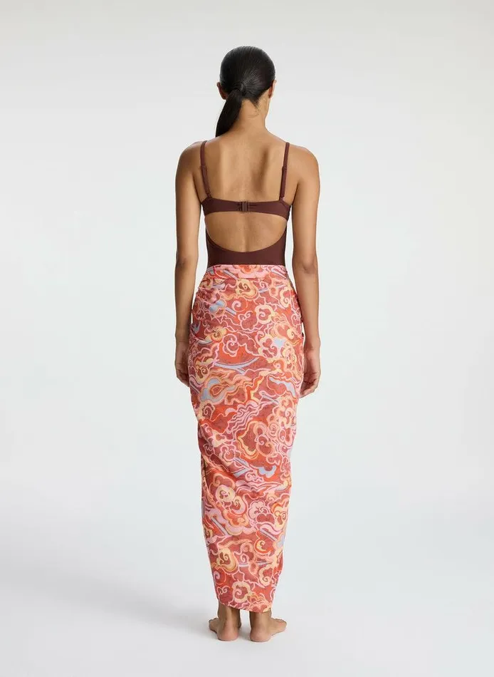Suits Women ALC Serra Sarong Baked Clay Multi Suits Women ALC Serra Sarong Baked Clay Multi