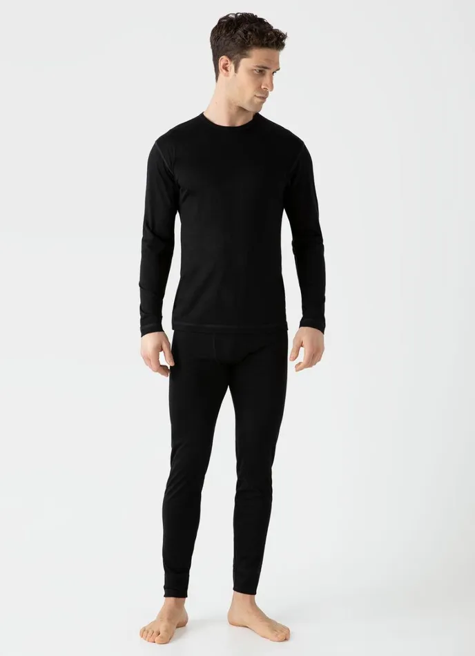 SUNSPEL Activewear Thermal Merino Long Johns Black 8211 Men