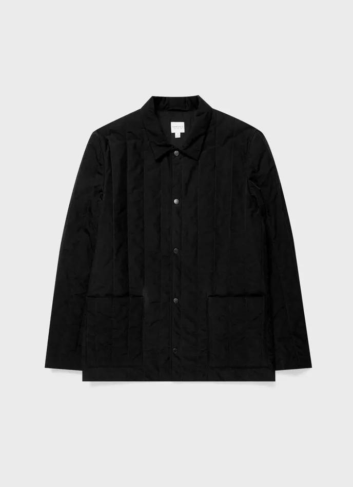 SUNSPEL Jackets and Coats Quilted Twin Pocket Jacket Black 8211 Men