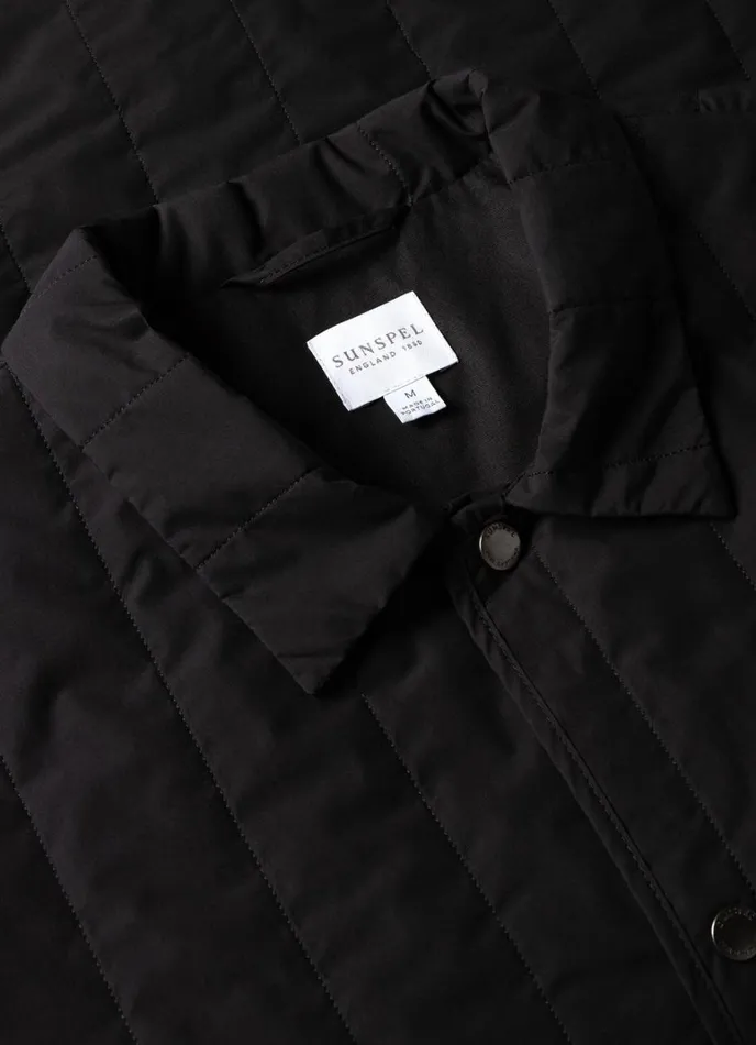 SUNSPEL Jackets and Coats Quilted Twin Pocket Jacket Black 8211 Men