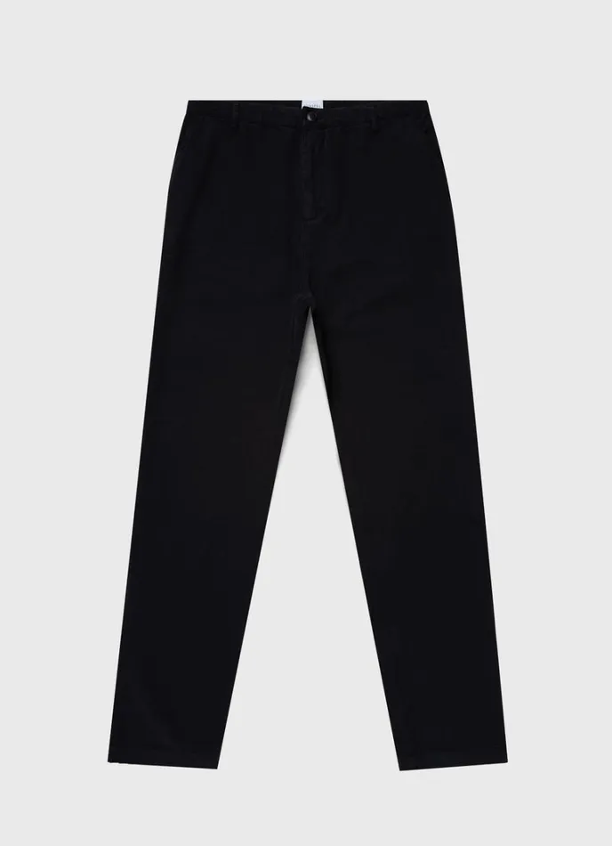 SUNSPEL Pants Brushed Cotton Chore Trouser Black 8211 Men
