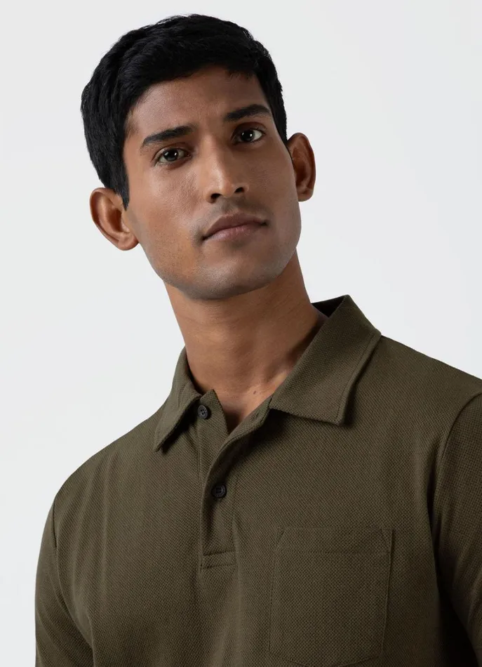 SUNSPEL Polo Shirts Riviera Polo Shirt Dark Olive 8211 Men