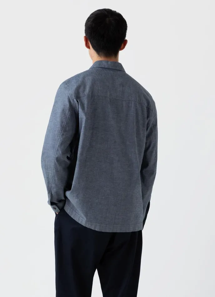 SUNSPEL Shirts Japanese Chambray Overshirt 8211 Men