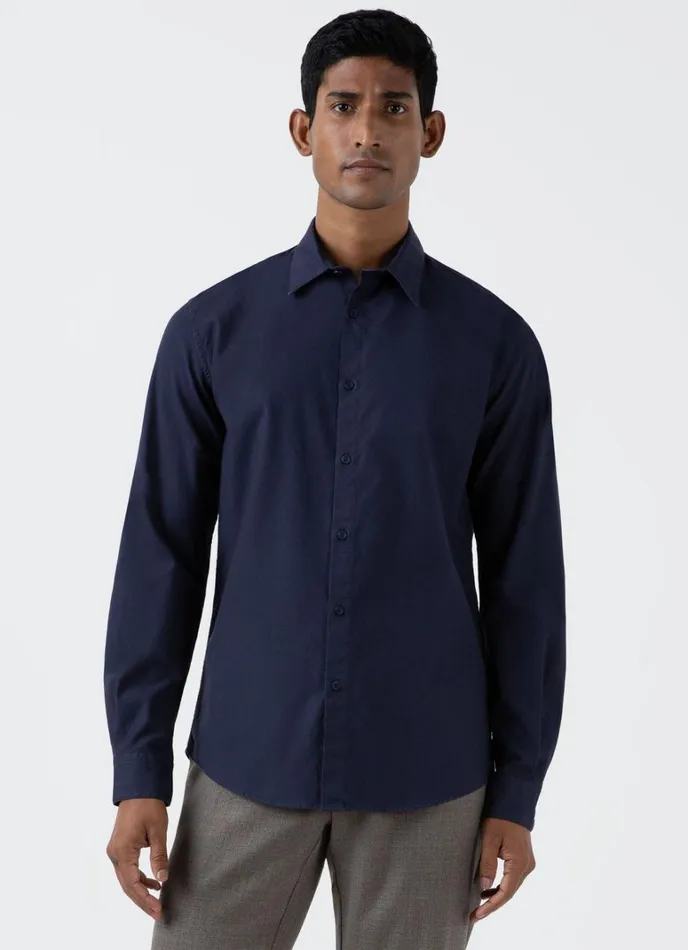 SUNSPEL Shirts Oxford Shirt Navy 8211 Men