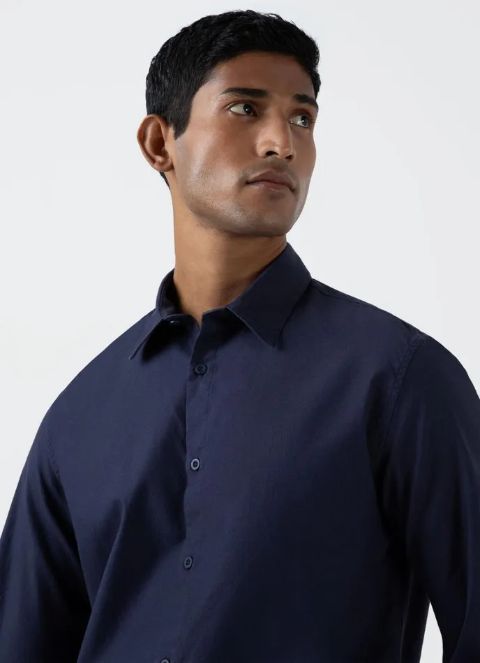 SUNSPEL Shirts Oxford Shirt Navy 8211 Men