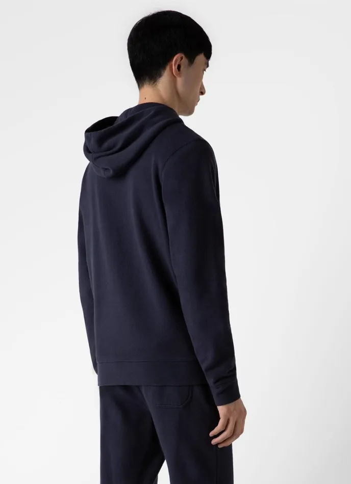 SUNSPEL Sweatshirts and Sweatpants Loopback Zip Hoodie Navy 8211 Men
