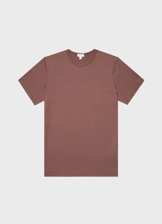 SUNSPEL Tshirts Classic Tshirt Brown 8211 Men