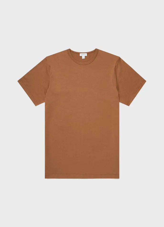SUNSPEL Tshirts Classic Tshirt Dark Camel 8211 Men