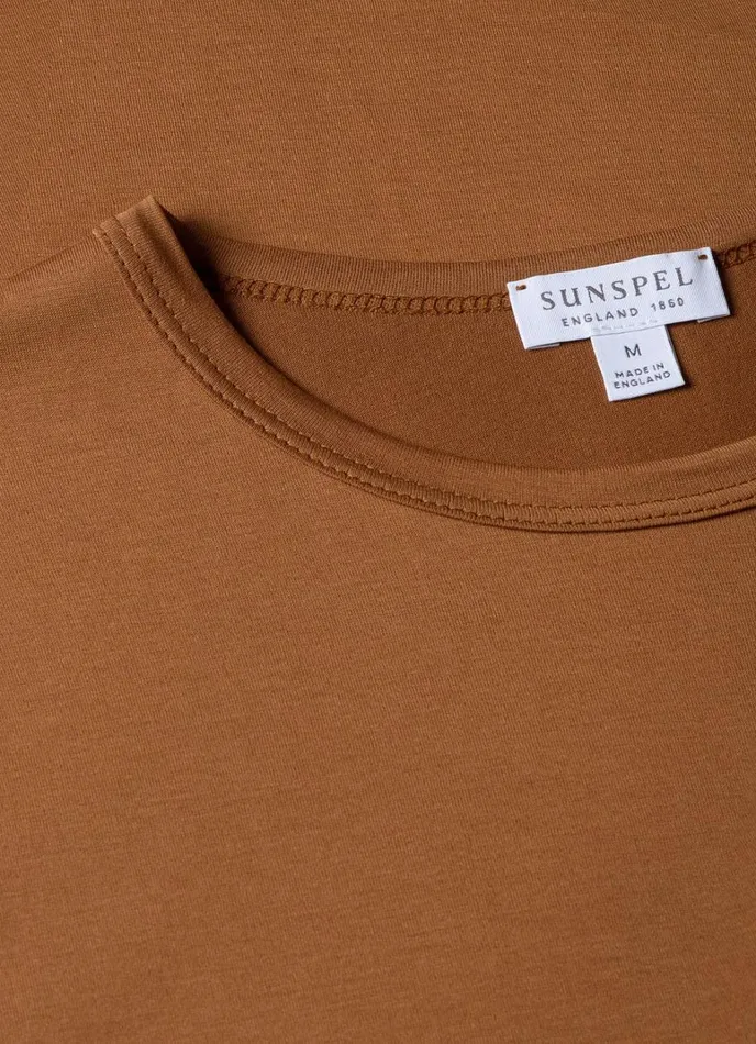 SUNSPEL Tshirts Classic Tshirt Dark Camel 8211 Men