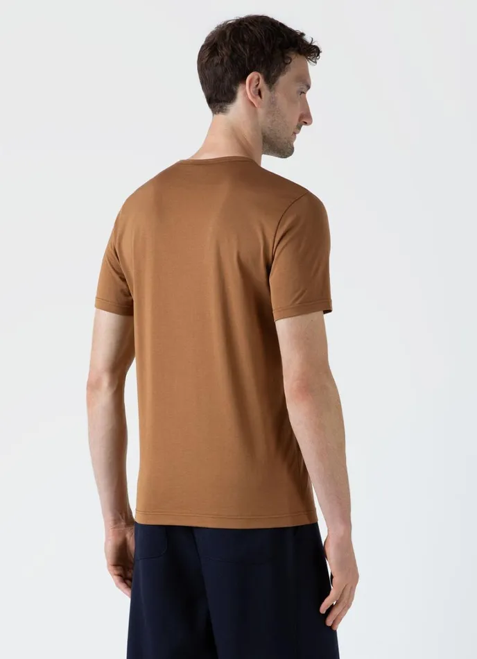 SUNSPEL Tshirts Classic Tshirt Dark Camel 8211 Men