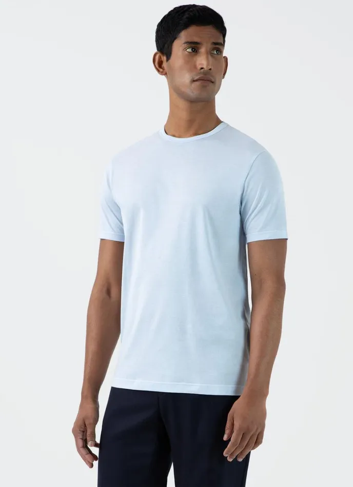 SUNSPEL Tshirts Classic Tshirt Light Blue 8211 Men