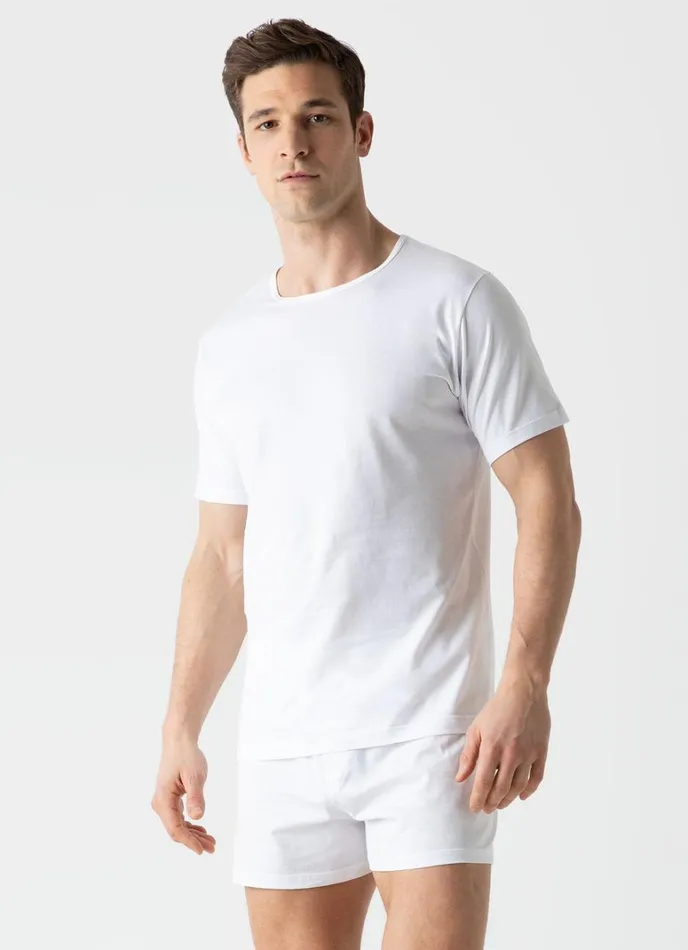SUNSPEL Underwear Tops Superfine Cotton Underwear Tshirt White 8211 Men