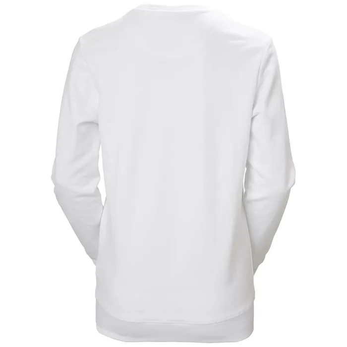 Sweaters Hoodies and Long Sleeve Shirts Women Helly Hansen W HH LOGO CREW SWEAT 001 White
