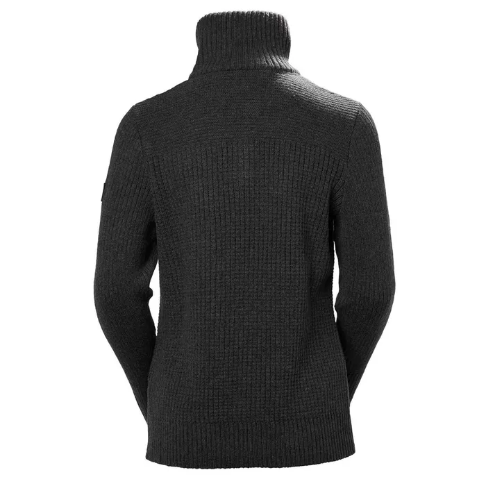 Sweaters Hoodies and Long Sleeve Shirts Women Helly Hansen W MARKA WOOL SWEATER 980 Ebony Melan