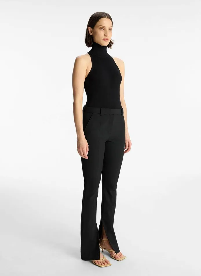 Sweaters Women ALC Paltrow Cotton Knit Top Black