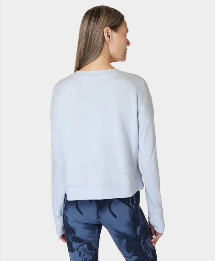 Sweaty Betty After Class Crop Sweatshirt Salt Blue Clothing Sweatshirts Hoodies Sweaty Betty After Class Crop Sweatshirt Salt Blue Clothing Sweatshirts Hoodies