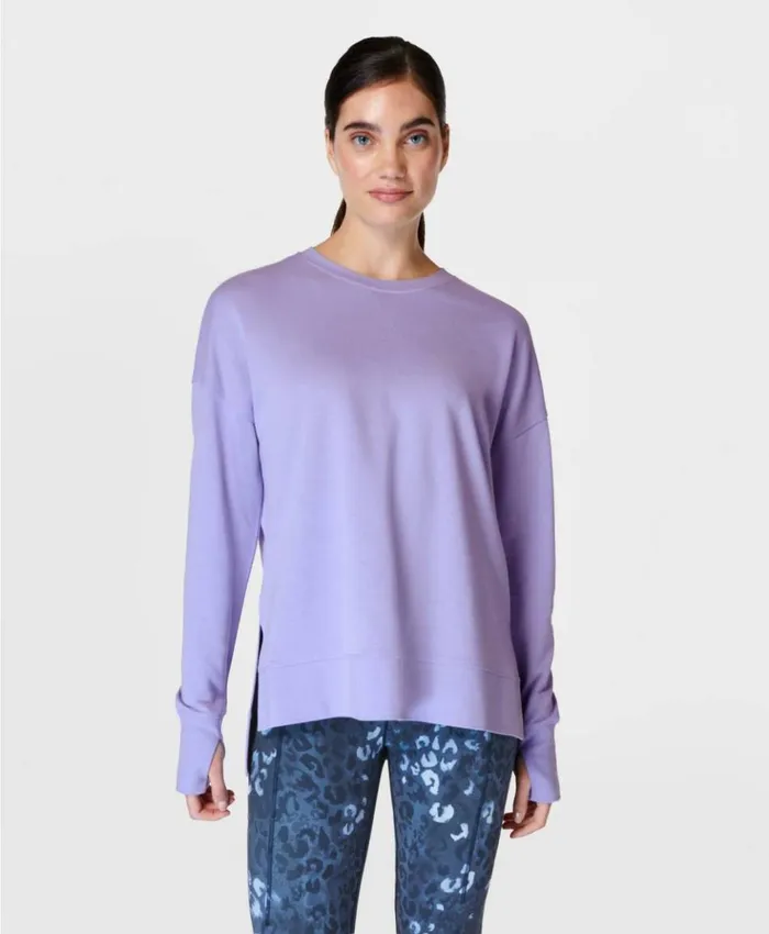 Sweaty Betty After Class Longline Sweatshirt Virtual Violet Purple Clothing Sweatshirts Hoodies Sweaty Betty After Class Longline Sweatshirt Virtual Violet Purple Clothing Sweatshirts Hoodies