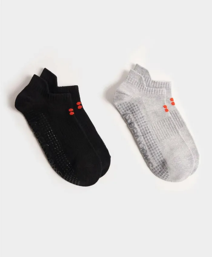 Sweaty Betty Barre Gripper Socks 2 Pack Black Multi ClothingAccessories