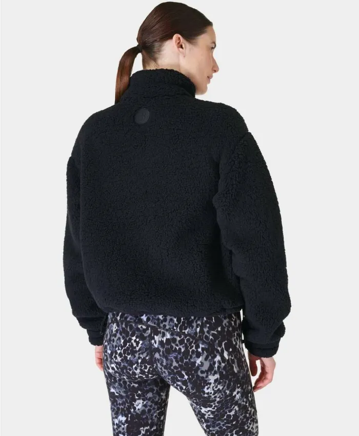 Sweaty Betty Canyon Fleece Zip Up Black Clothing Sweatshirts Hoodies