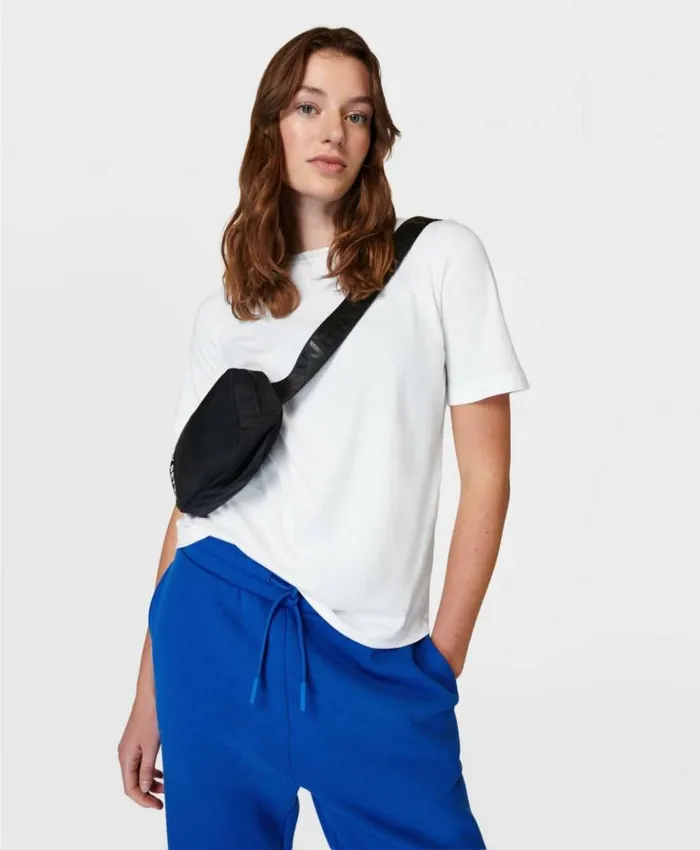Sweaty Betty Essential Crew Neck Tee White Clothing TShirts