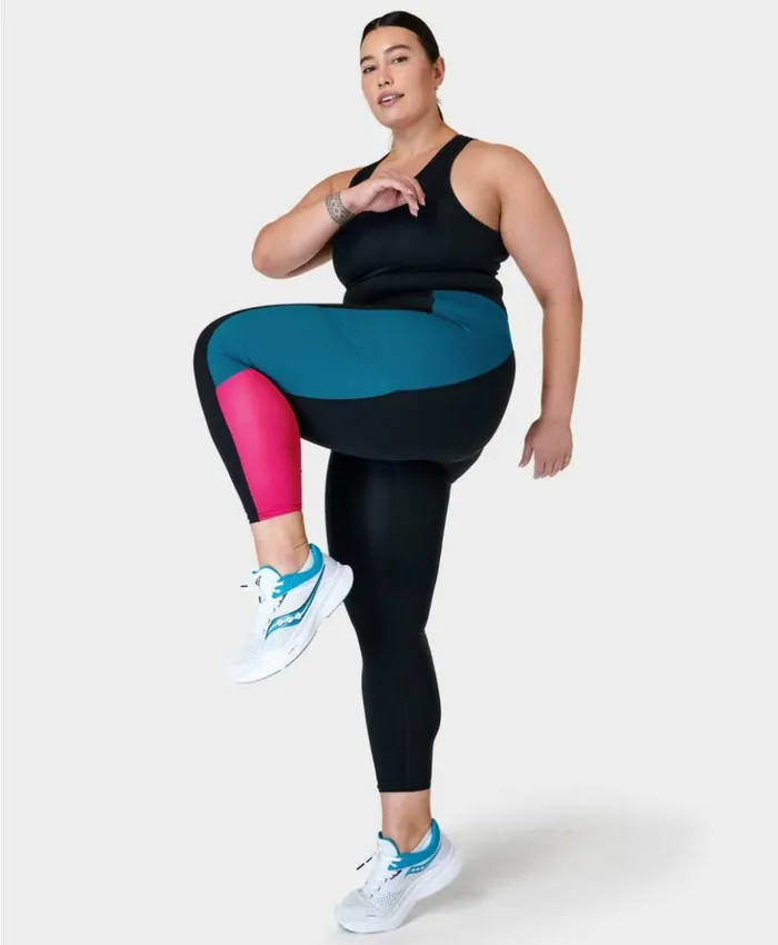 Sweaty Betty Power UltraSculpt HighWaisted 78 Colour Block Workout Leggings Black Beetpink Reefteal Clothing 78 Length Sweaty Betty Power UltraSculpt HighWaisted 78 Colour Block Workout Leggings Black Beetpink Reefteal Clothing 78 Length
