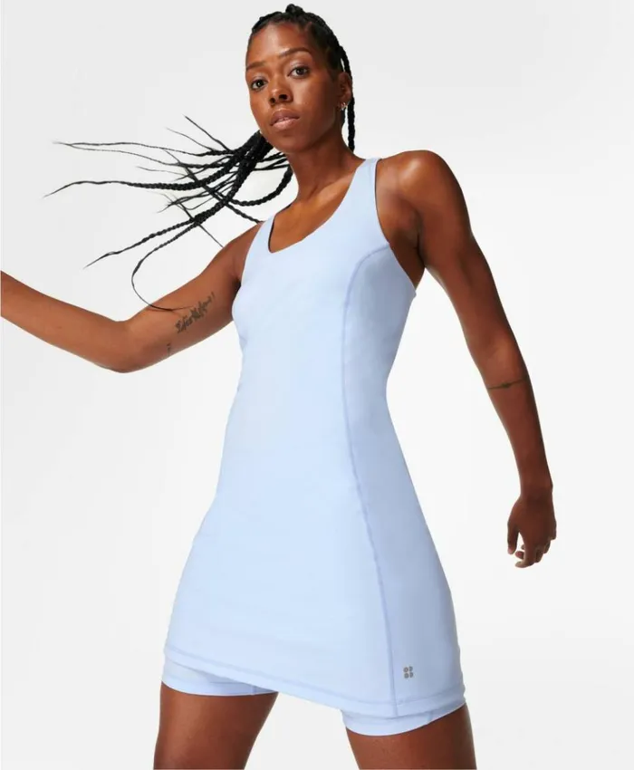 Sweaty Betty Power Workout Dress Breeze Blue Clothing
