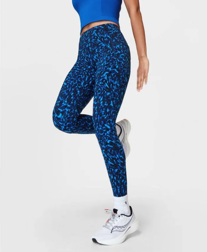 Sweaty Betty Power Workout Leggings Blue Animal Swirl Print Clothing Full Length Sweaty Betty Power Workout Leggings Blue Animal Swirl Print Clothing Full Length