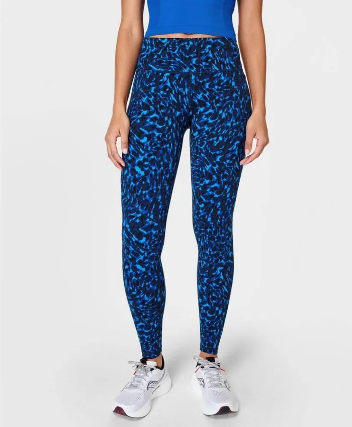Sweaty Betty Power Workout Leggings Blue Animal Swirl Print Clothing Full Length Sweaty Betty Power Workout Leggings Blue Animal Swirl Print Clothing Full Length