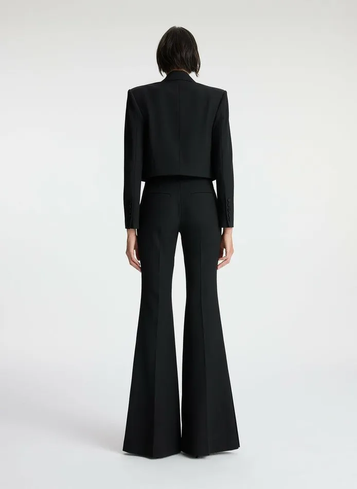 Swim Women ALC Anderson Cropped Tuxedo Jacket Black Swim Women ALC Anderson Cropped Tuxedo Jacket Black