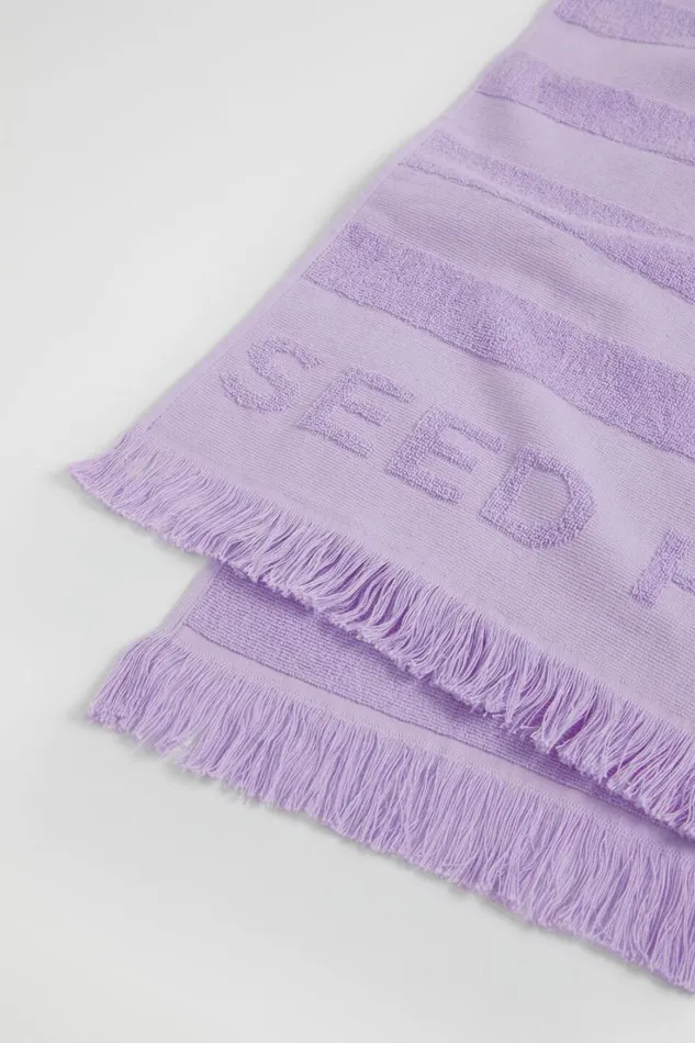 Swimwear Baby Seed Heritage Heritage Terry Poncho Lavender