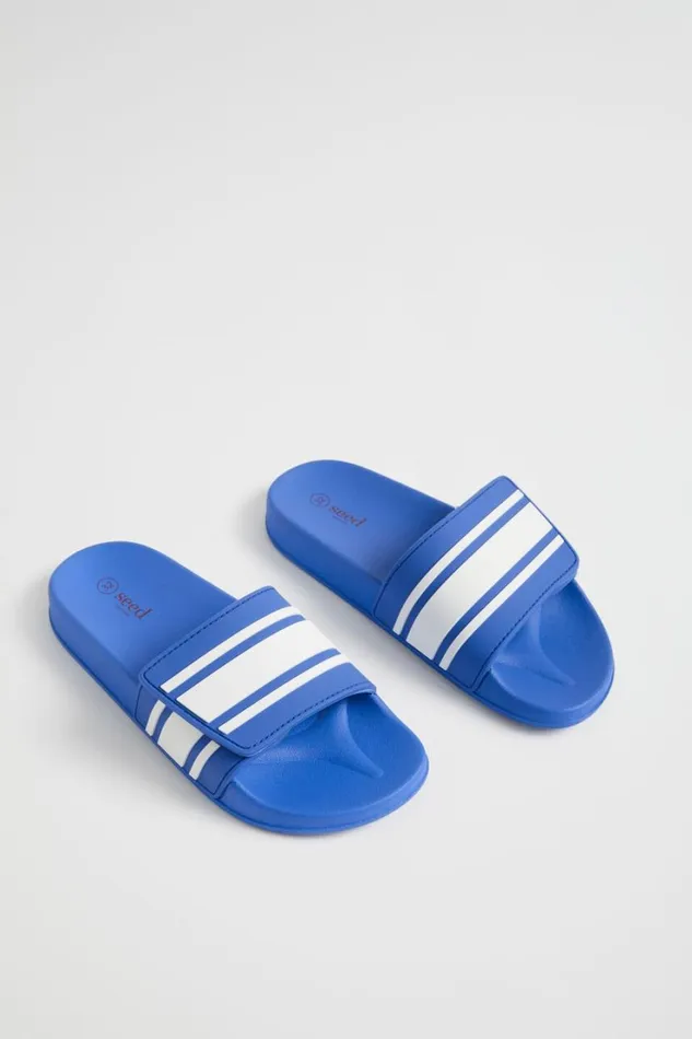 Swimwear Boy Seed Heritage Stripe Rubber Slide Deep Ocean