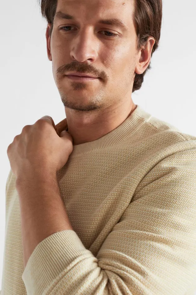 TShirts and Sweaters Man Seed Heritage Lightweight Sweater Sand