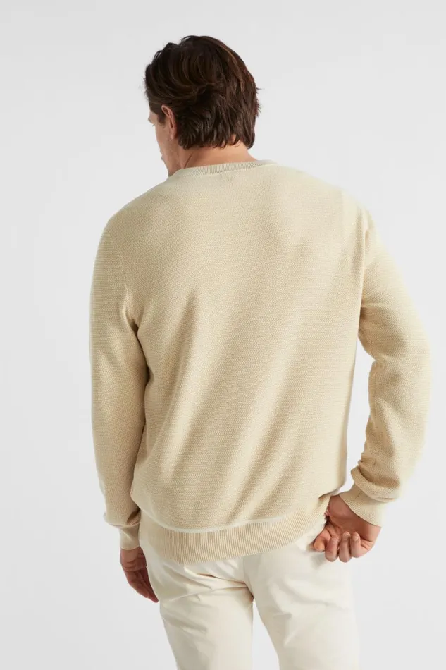 TShirts and Sweaters Man Seed Heritage Lightweight Sweater Sand