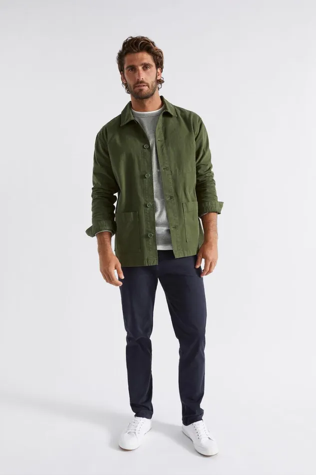 TShirts and Sweaters Man Seed Heritage Utility Overshirt Dark Khaki