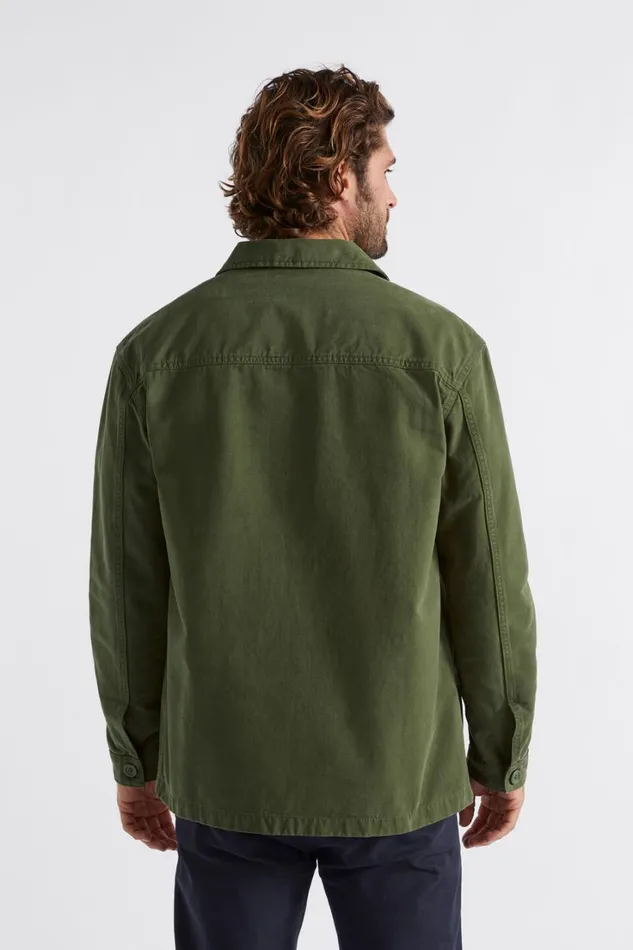 TShirts and Sweaters Man Seed Heritage Utility Overshirt Dark Khaki