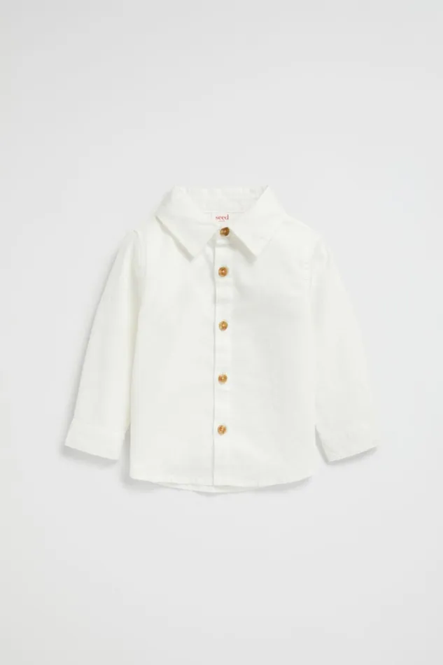 TShirts and Tops Baby Seed Heritage Core Linen Shirt Canvas