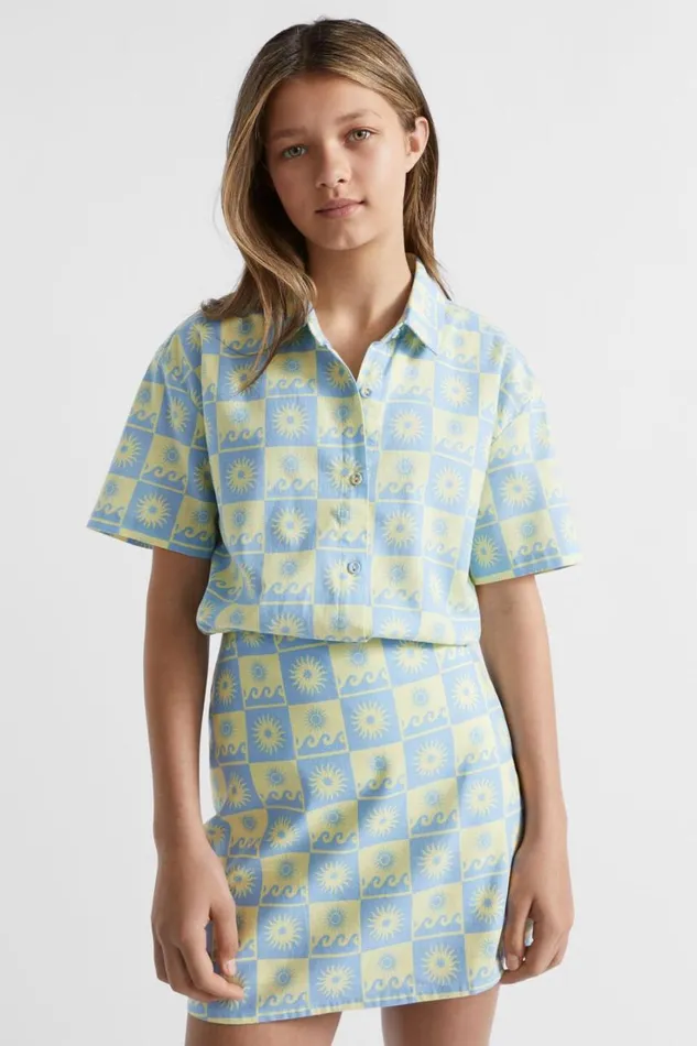 TShirts and Tops Teen Girl Seed Heritage Riviera Print Shirt Multi