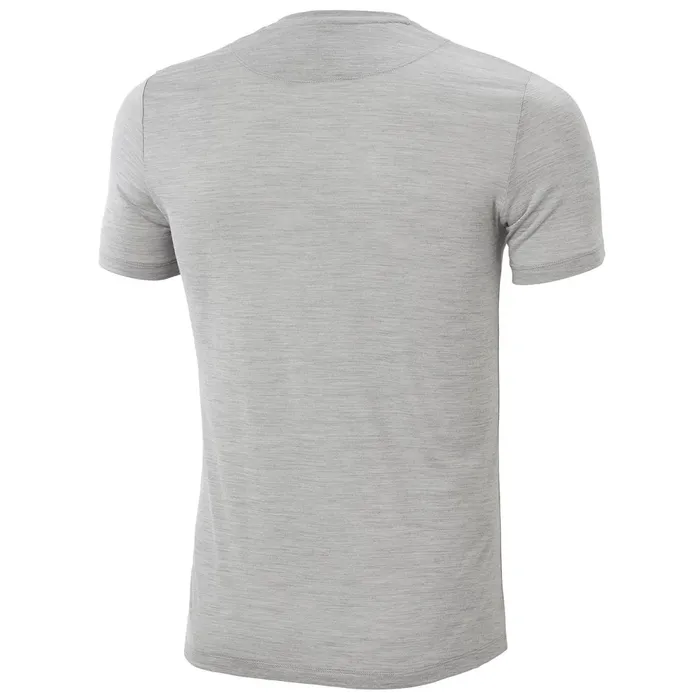 TShirts Men Helly Hansen HH MERINO GRAPHIC TSHIRT 950 Grey Melang