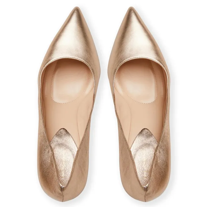 TARA Pump GOLD Women Bruno Magli Evening