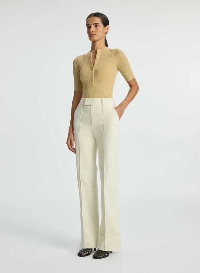 Tees and Tanks Women ALC Fisher Fine Cotton Knit Top Lark Tees and Tanks Women ALC Fisher Fine Cotton Knit Top Lark