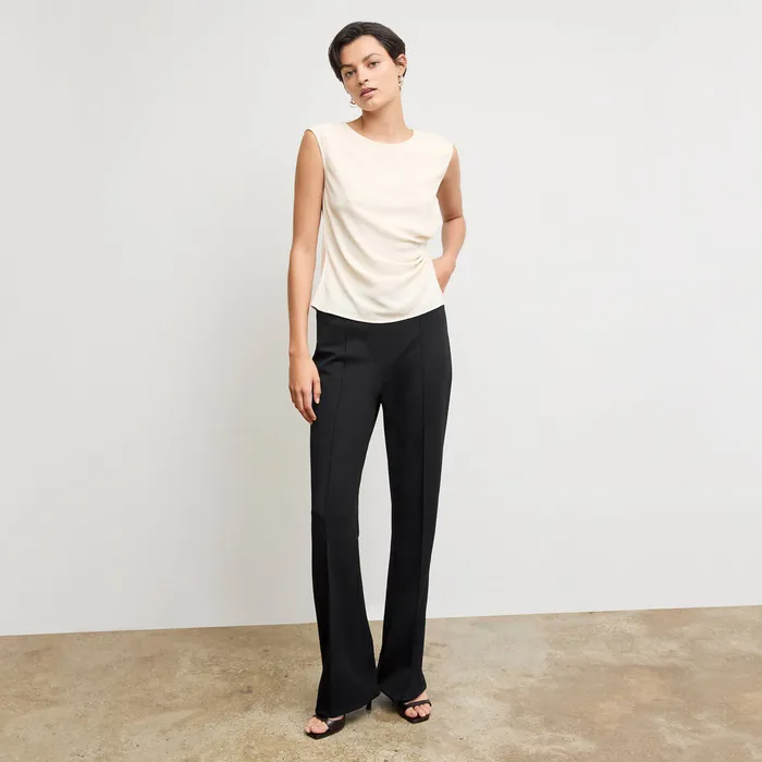 The Brooke Definition Top 8211 Eco Soft Wave Ivory Tops M M LaFleur Women