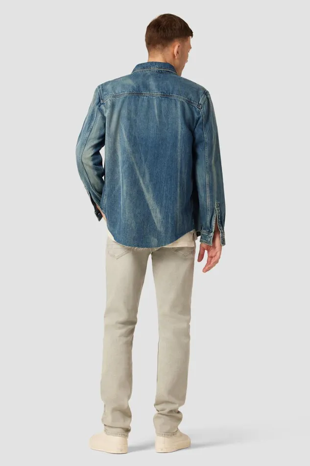 Tops and Sweaters Men Hudson Jeans Long Sleeve Shirt Extracted Indigo Tops and Sweaters Men Hudson Jeans Long Sleeve Shirt Extracted Indigo