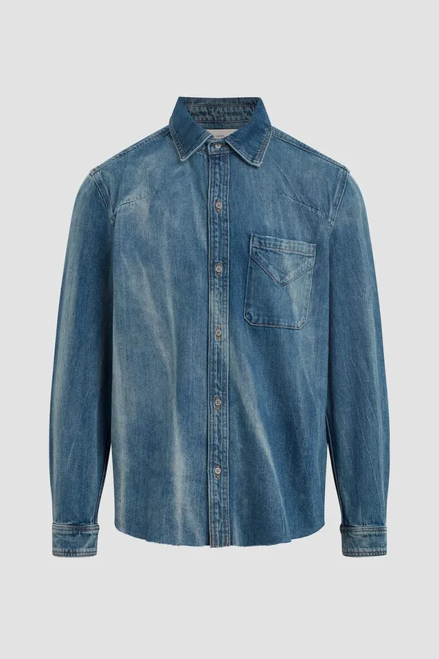 Tops and Sweaters Men Hudson Jeans Long Sleeve Shirt Extracted Indigo Tops and Sweaters Men Hudson Jeans Long Sleeve Shirt Extracted Indigo