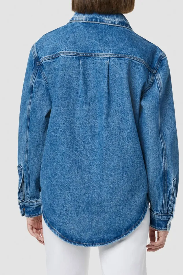 Tops and Sweaters Women Hudson Jeans Oversized Shirt Jacket Goldenrod Tops and Sweaters Women Hudson Jeans Oversized Shirt Jacket Goldenrod