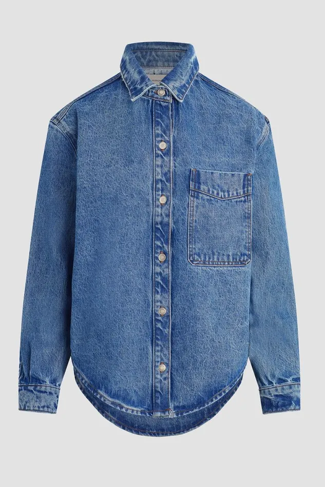 Tops and Sweaters Women Hudson Jeans Oversized Shirt Jacket Goldenrod Tops and Sweaters Women Hudson Jeans Oversized Shirt Jacket Goldenrod