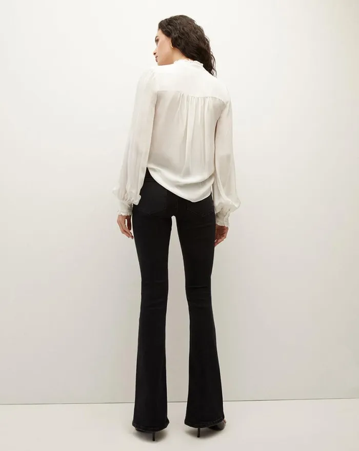 Tops and Tees Shop Veronica Beard Louama TieNeck Top Black