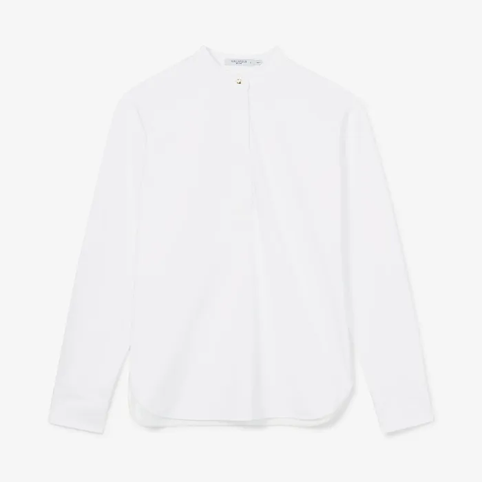 Tops The Tonya Top 8211 Knit Poplin White 8211 M M LaFleur Women